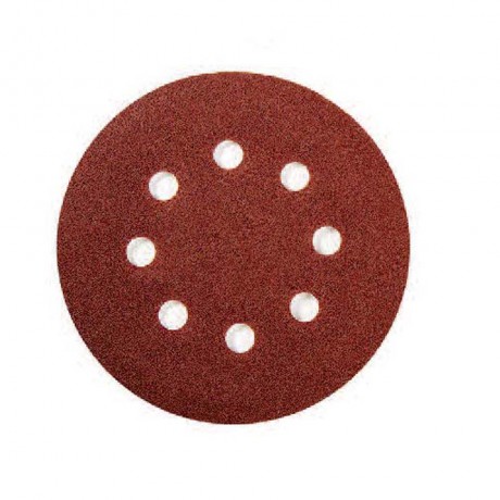 5" Abrasive Paper 8-Hole, Hook-Loop Back AP85