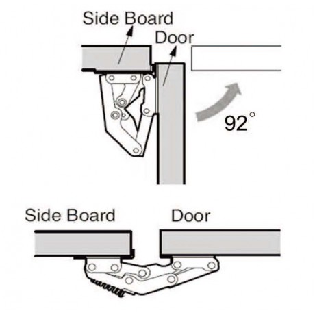 CABINET HINGE  T19607BS